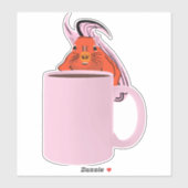Sticker Écureuil coquin #661 (Feuille)