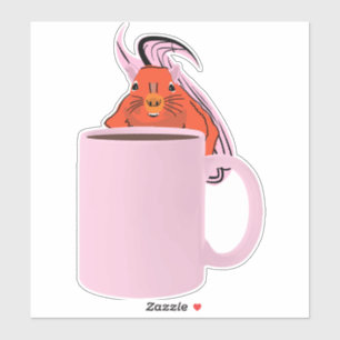 Sticker Écureuil coquin #661