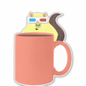 Sticker Écureuil coquin #679 (Devant)