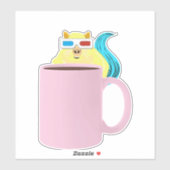 Sticker Écureuil coquin #690 (Feuille)