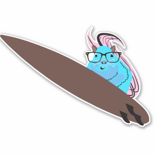 Sticker Écureuil coquin #82 (Devant)