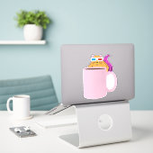 Sticker Écureuil coquin #860 (Ordinateur portable sur le bureau)