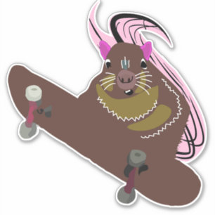 Sticker Écureuil coquin #87