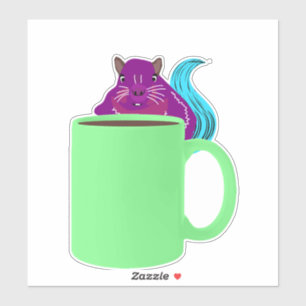 Sticker Écureuil coquin #969