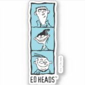 Sticker Ed, Edd, n Eddy - Ed Heads (Devant)