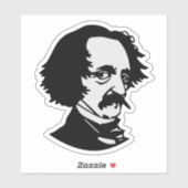 Sticker Edgar Allan Poe (Feuille)