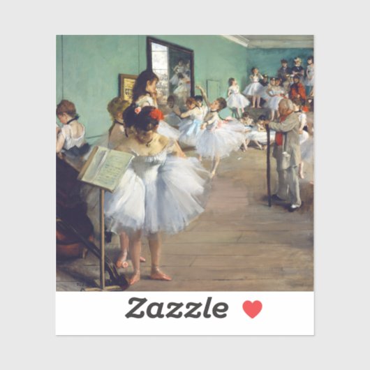 Sticker Edgar Degas - Classe Danse (Feuille)