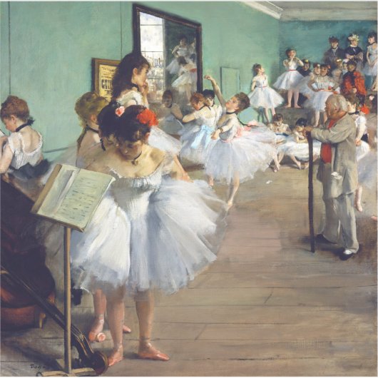 Sticker Edgar Degas - Classe Danse (Devant)