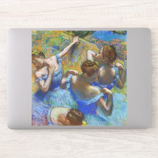 Sticker Edgar Degas - Danseurs Bleus (Ordinateur)