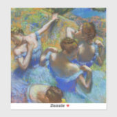 Sticker Edgar Degas - Danseurs Bleus (Feuille)
