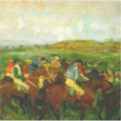 Sticker Edgar Degas Équitation (Devant)