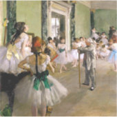 Sticker Edgar Degas La Classe Danse (Devant)