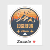 Sticker Edgerton (Alberta) (Feuille)