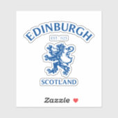 Sticker EDIMBOURG Écosse (Feuille)