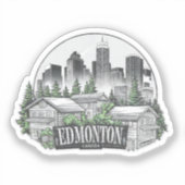 Sticker Edmonton City Canada (Recto)