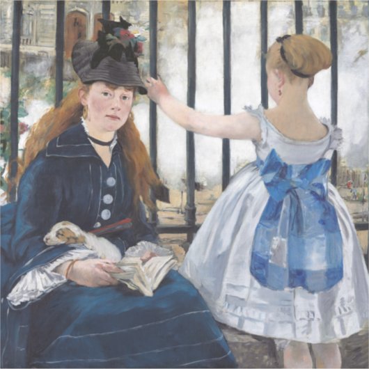 Sticker Edouard Manet - Le Chemin De Fer (Devant)