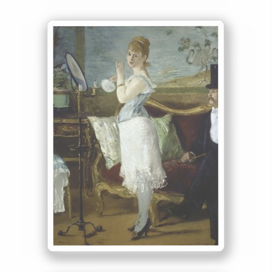 Sticker Édouard Manet, Nana, 1877 (Recto)