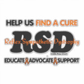 STICKER ÉDUQUEZ LE SUPPORT ADVOCATE...RSD (Devant)