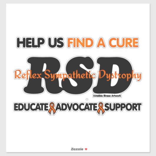 STICKER ÉDUQUEZ LE SUPPORT ADVOCATE...RSD (Feuille)