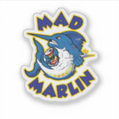 Sticker effacer l'autocollant Mad Marlin (Devant)