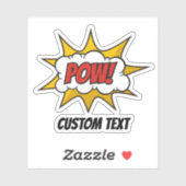 Sticker Effet audio comique Pow (Feuille)