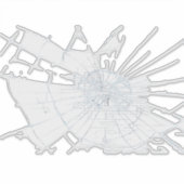 Sticker Effet Verre cassé (Devant)