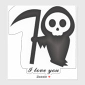 Sticker effrayant (Feuille)