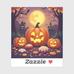 Sticker éffrayant Halloween
