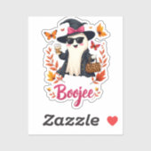 Sticker Éffrayant Halloween Boojee Sassy Classy Ghost (Feuille)