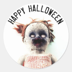 Sticker Éffrayant Halloween effary Doll
