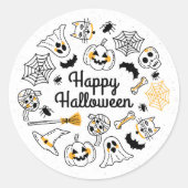 Sticker éffrayant pour Halloween (Devant)