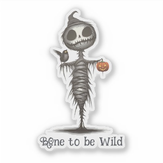 Sticker Éffrayante maman Écarce (Devant)