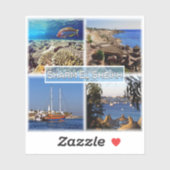 Sticker EG Égypte - Sharm El Sheikh - Mer Rouge - (Feuille)