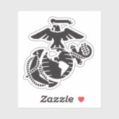 Sticker EGA à une couleur - Noir (Feuille)