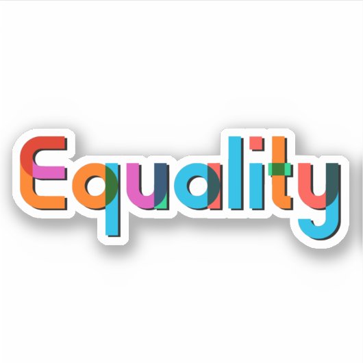 Sticker égalité (Devant)