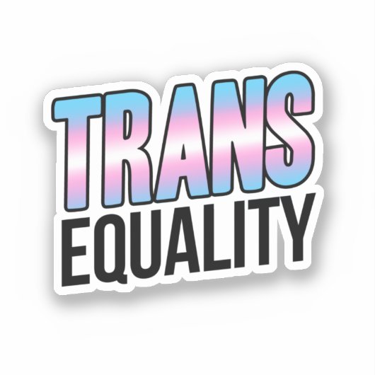 Sticker Égalité Trans (Recto)