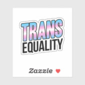 Sticker Égalité Trans (Feuille)