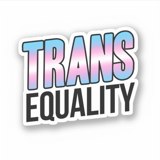 Sticker Égalité Trans (Devant)
