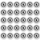 Sticker Egg Free Wedding Place Card Mini Food Allergy (Devant)