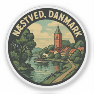 Sticker Église de Næstved Danemark