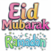 Sticker EID Moubarak + Ramadan (Devant)