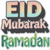 Sticker EID Moubarak + Ramadan (Devant)