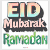 Sticker EID Moubarak + Ramadan (Feuille)