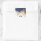 Sticker EID MUBARAK customisé, COULEUR D'EAU MODER (Sac)