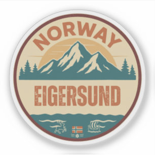 Sticker Eigersund, Norge Norvège
