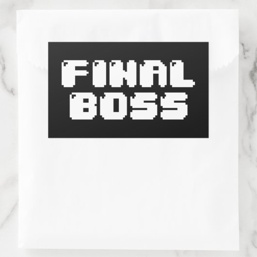 STICKER EINDBOSS RECTANGULAR (Tas)
