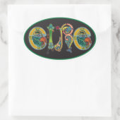 Sticker Eire Oval Euro (Sac)