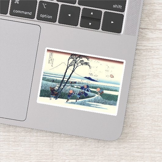 Sticker Ejiri dans la province de Suruga (Détail)