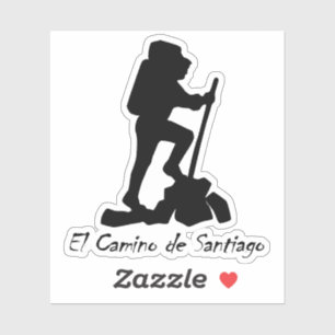 Sticker El Camino de Santiago - Hippodrome de Bucket List