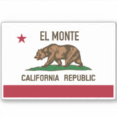 Sticker El Monte Californie (Devant)